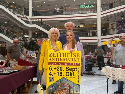 Antikmarkt am Sonntag in der Lugner City - Foto: Lugner City über pressetext.de