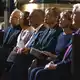 Kanzler, Bundespräsident und Bundestagspräsidentin feierten Gottesdienst. - Bild: Moritz Frankenberg/dpa-Pool/dpa