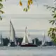 Segelboote sind bei herbstlichem Wetter auf dem Templiner See in Potsdam unterwegs. - Bild: Georg-Friedrich Moritz/dpa