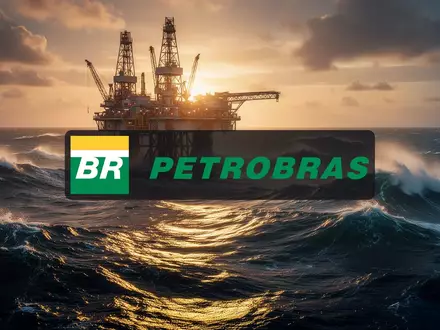 Ölbohrplattform im offenen Meer bei Sonnenaufgang als Symbol für die Erdölförderung - Foto: über boerse-global.de