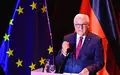 Bundespräsident Frank-Walter Steinmeier spricht beim Festakt zum Tag der Deutschen Einheit - Foto: Sina Schuldt/dpa-Pool/dpa