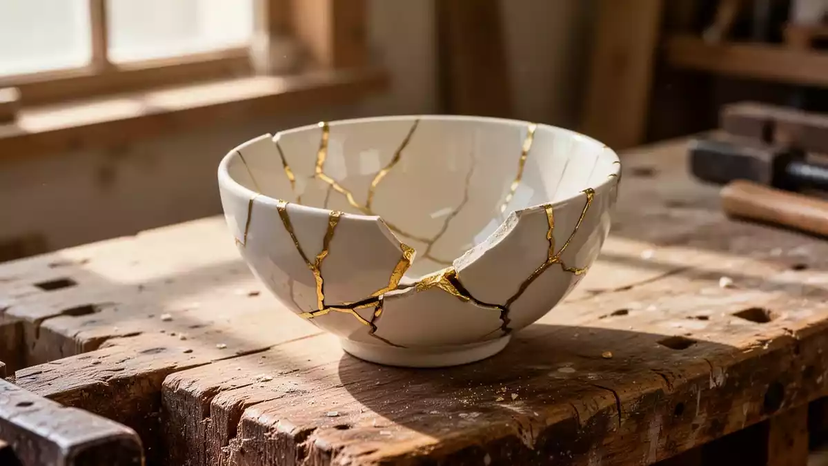 Radevormwald: Kintsugi-Workshop verbindet Keramikreparatur und Resilienz