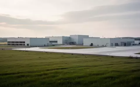 Weitläufige, moderne Industrieflächen in einer ländlichen Region unter einem bedeckten Himmel. - Foto: über boerse-global.de