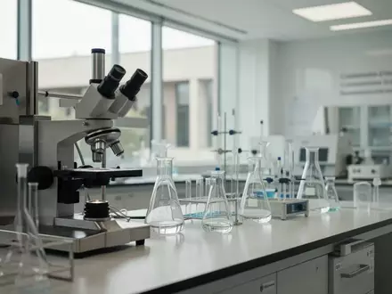 Ein modernes, helles klinisches Forschungslabor mit hochwertiger Ausstattung und neutraler, professioneller Atmosphäre. - Foto: über boerse-global.de