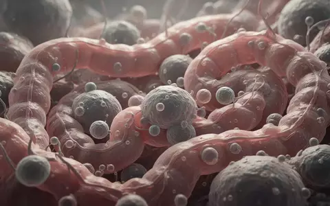 Nahaufnahme einer biologischen Zellstruktur, die das menschliche Mikrobiom symbolisiert. - Foto: über boerse-global.de