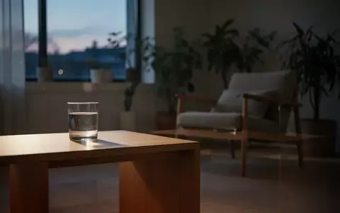 Ein heller, moderner Wohnraum in einer ruhigen, privaten Umgebung mit einem Beistelltisch und einer Pflanze. - Foto: über boerse-global.de