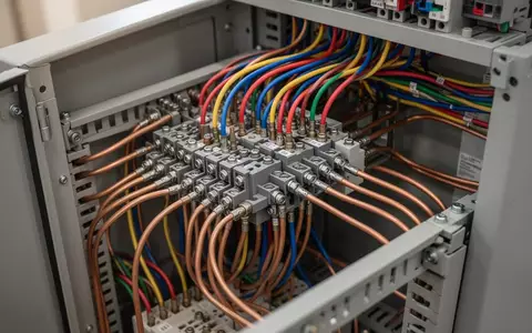 Ein technischer Verteilerkasten mit komplexer Verkabelung für Telekommunikationsinfrastruktur. - Foto: über boerse-global.de