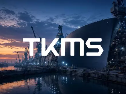 Industrielles Werftgelände bei Dämmerung mit Fokus auf maritime Ingenieurskunst und Schiffbauinfrastruktur. - Foto: über boerse-global.de