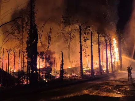 Mehr als 20 Menschen wurden bei dem Brand auf einem Campingplatz am Gardasee verletzt. - Foto: Florian Blaes/dpa