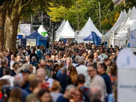 Hunderttausende Menschen haben den Tag der Deutschen Einheit in Bremen gefeiert. - Foto: Focke Strangmann/dpa