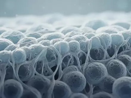 Eine wissenschaftliche Nahaufnahme biologischer Zellstrukturen in einer sterilen Laborumgebung. - Foto: über boerse-global.de