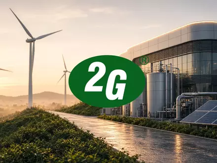Moderne Industrieanlage für nachhaltige Energietechnik im Licht der Morgendämmerung als Symbol für langfristiges Wachstum. - Foto: über boerse-global.de