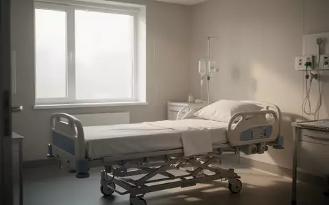 Ein leeres, klinisch wirkendes Krankenhauszimmer mit einfallendem Tageslicht und einem unbenutzten Bett. - Foto: über boerse-global.de