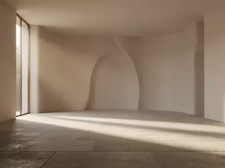 Ein minimalistischer, lichtdurchfluteter Raum mit sanften Schatten, der Ruhe und psychische Stabilität vermittelt. - Foto: über boerse-global.de