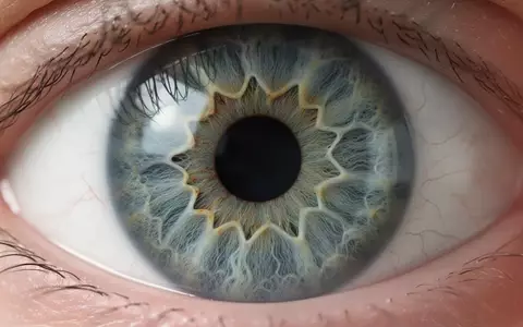 Nahaufnahme einer menschlichen Iris mit Fokus auf die anatomischen Strukturen des Auges. - Foto: über boerse-global.de