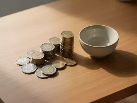 Eine Nahaufnahme von verschiedenen Münzen auf einem Holztisch, die das Thema Sparen und Finanzrückvergütungen symbolisiert. - Foto: über boerse-global.de