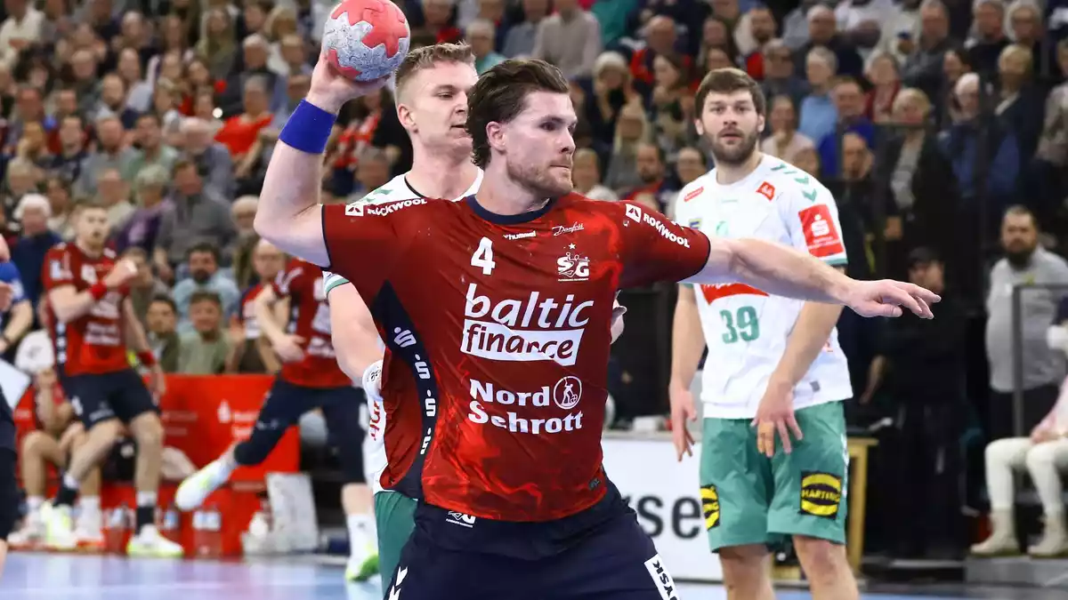Spielte acht Jahre für die SG Flensburg-Handewitt: Johannes Golla. (Archivbild)  - Bild: Michael Hundt/dpa