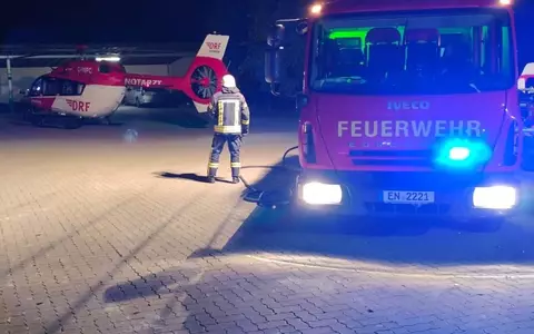FW-EN: Landeplatzsicherung Rettungshubschrauber - Foto: presseportal.de
