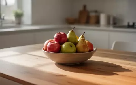 Eine Schale mit frischem Obst auf einem Holztisch bei natürlichem Tageslicht. - Foto: über boerse-global.de