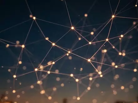 Symbolic image: abstract glowing network - Foto: über boerse-global.de
