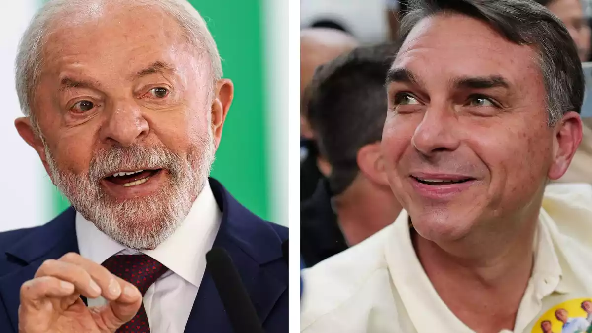 Lula tritt gegen Flávio Bolsonaro in einer Stichwahl Ende Oktober an. - Bild: Marcelo Camargo/Lucas Landau/Agencia Brazil/AP/dpa