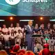 In seiner Rede wirkte er aufgekratzt. - Bild: Fabian Sommer/dpa