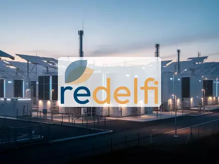 Moderne industrielle Batteriespeicheranlage bei Dämmerung, die den Energiesektor und technologische Infrastruktur symbolisiert. - Foto: über boerse-global.de