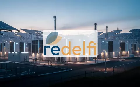 Moderne industrielle Batteriespeicheranlage bei Dämmerung, die den Energiesektor und technologische Infrastruktur symbolisiert. - Foto: über boerse-global.de