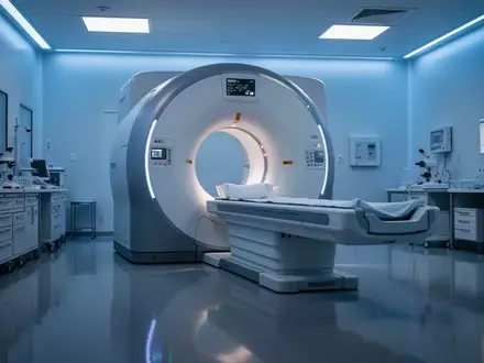 Ein modernes MRT-Gerät in einem sterilen, klinischen Laborraum. - Foto: über boerse-global.de