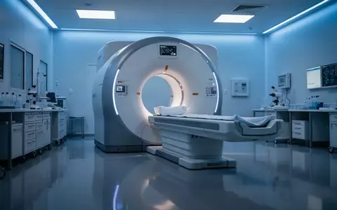 Ein modernes MRT-Gerät in einem sterilen, klinischen Laborraum. - Foto: über boerse-global.de