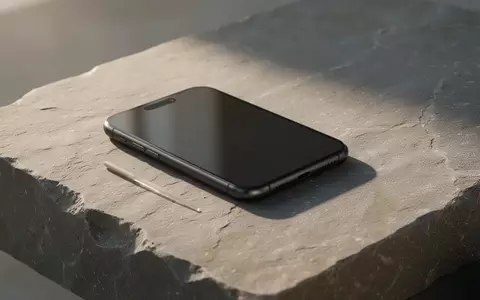 Ein modernes Smartphone auf einer strukturierten Steinoberfläche im weichen Morgenlicht. - Foto: über boerse-global.de