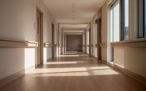 Ein heller, minimalistischer Flur in einer modernen Pflegeeinrichtung mit Holzboden und neutralen Wänden. - Foto: über boerse-global.de