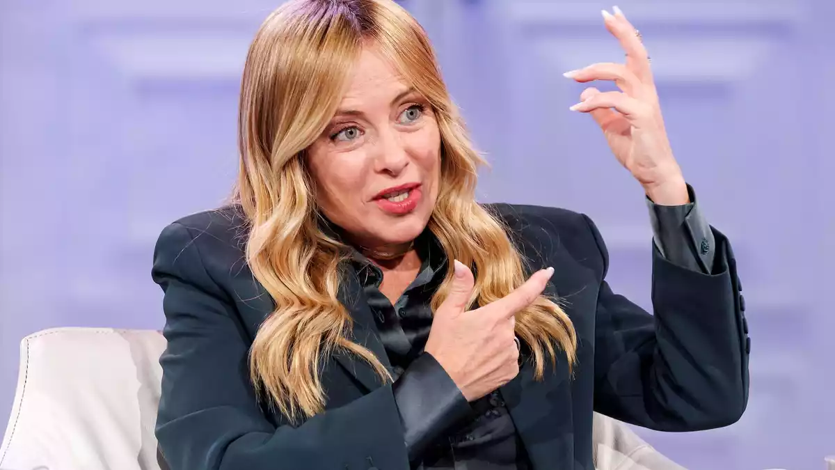 Italiens Ministerpräsidentin Giorgia Meloni lässt ihre Stimme urheberrechtlich schützen. (Archivfoto) - Bild: Roberto Monaldo/LaPresse/AP/dpa