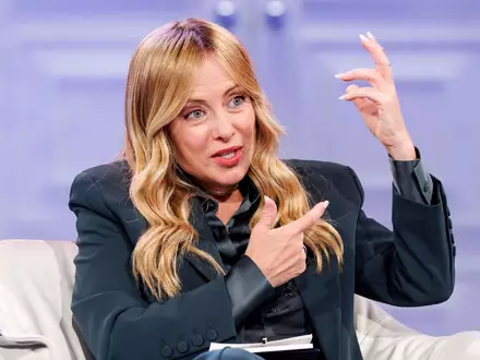Italiens Ministerpräsidentin Giorgia Meloni lässt ihre Stimme urheberrechtlich schützen. (Archivfoto) - Foto: Roberto Monaldo/LaPresse/AP/dpa