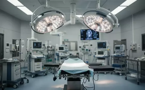 Moderner, steriler Operationssaal in einer Klinik mit medizinischer Beleuchtung. - Foto: über boerse-global.de
