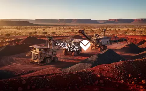 Moderne Bergbauanlage in einer weiten australischen Outback-Landschaft bei Sonnenuntergang. - Foto: über boerse-global.de