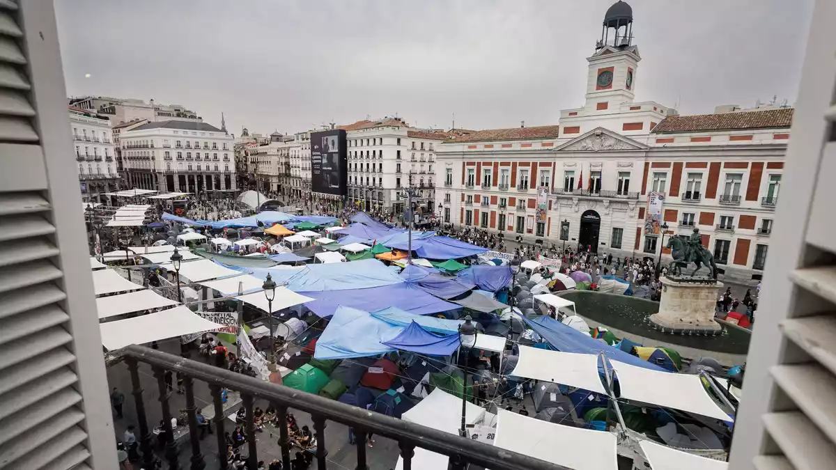 Proteste gab es nicht nur in Madrid, sondern landesweit. (Archivbild) - Bild: Carlos Luján/EUROPA PRESS/dpa