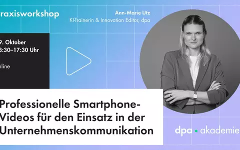 Professionelle Smartphone-Videos für den Einsatz in der Unternehmenskommunikation - Foto: presseportal.de