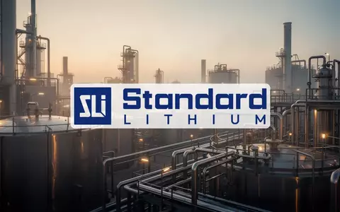 Moderne industrielle Lithium-Verarbeitungsanlage in der Abenddämmerung mit Fokus auf technologische Prozesse. - Foto: über boerse-global.de
