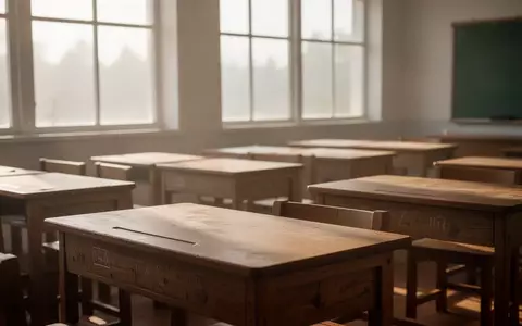 Ein leerer, sonnendurchfluteter Klassenraum mit Holzpulten in einer ruhigen, konzentrierten Atmosphäre. - Foto: über boerse-global.de
