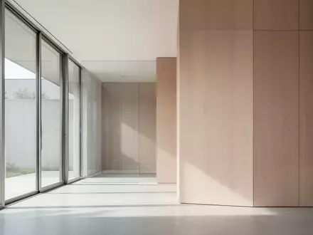 Ein heller, moderner Architekturraum mit minimalistischer Holzvertäfelung und natürlichem Lichteinfall. - Foto: über boerse-global.de