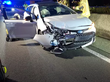 FW-Greven: Zwei verletzte Personen nach Unfall auf BAB 1. - Foto: presseportal.de