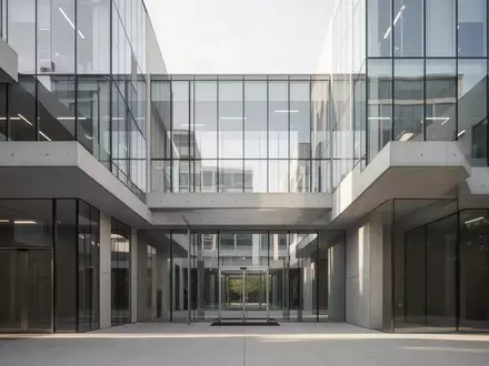 Moderne architektonische Fassade eines medizinischen Forschungsgebäudes bei Tageslicht. - Foto: über boerse-global.de