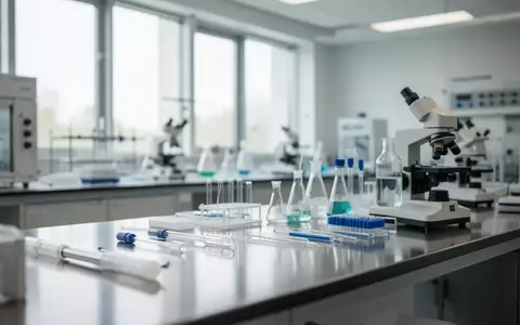 Ein minimalistisches, modernes Labor in einer Universität mit wissenschaftlichen Geräten in einer ruhigen, hellen Umgebung. - Foto: über boerse-global.de