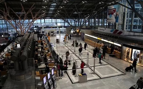 Abfertigungshalle Flughafen Stuttgart (Archiv) - Foto: via dts Nachrichtenagentur