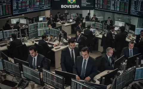 Börsenparkett der Bovespa in São Paulo mit konzentrierten Händlern während eines Handelstages. - Foto: über boerse-global.de