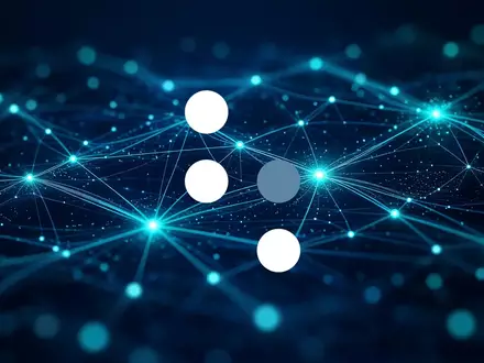 Abstrakte Darstellung eines vernetzten Daten-Netzwerks zur Optimierung von Lieferketten in futuristischer Optik. - Foto: über boerse-global.de