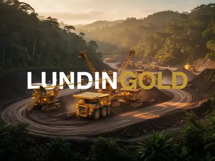 Goldmine in einer tropischen Berglandschaft bei goldenem Licht als Symbol für wirtschaftliches Wachstum. - Foto: über boerse-global.de
