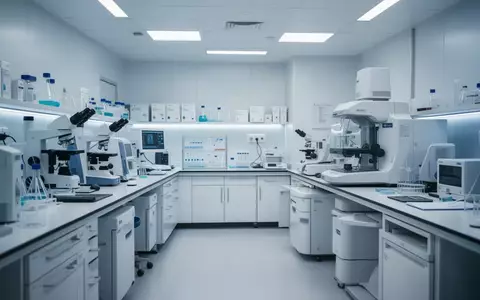 Ein modernes, steriles medizinisches Labor mit hochwertigen Diagnosegeräten in einer professionellen klinischen Umgebung. - Foto: über boerse-global.de