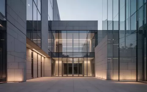 Moderne architektonische Fassade eines europäischen Regierungsgebäudes in der Dämmerung. - Foto: über boerse-global.de